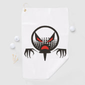 Enge Golf Halloween groep begraafplaats Golfhanddoek (Insitu)