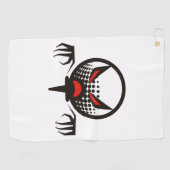 Enge Golf Halloween groep begraafplaats Golfhanddoek (Horizontaal)