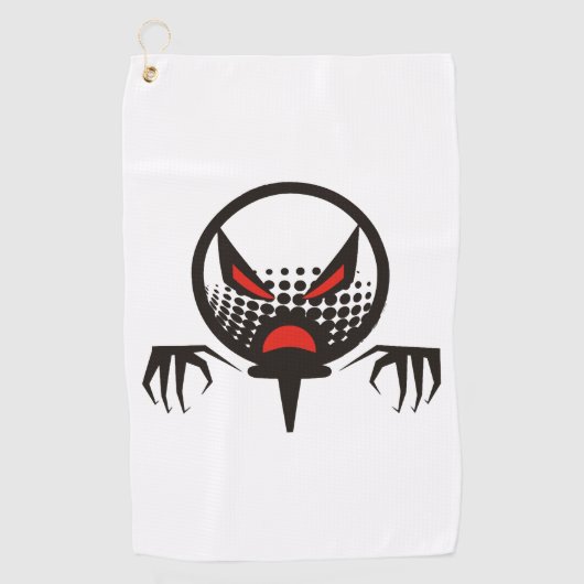 Enge Golf Halloween groep begraafplaats Golfhanddoek (Voorkant)