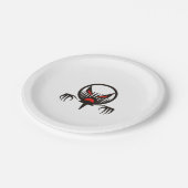 Enge Golf Halloween groep begraafplaats Papieren Bordje (Gekanteld)