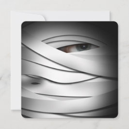 Enge griezelige Halloween Mummy Kaart