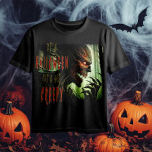 Enge griezelige horror hout monster, demon of ghou