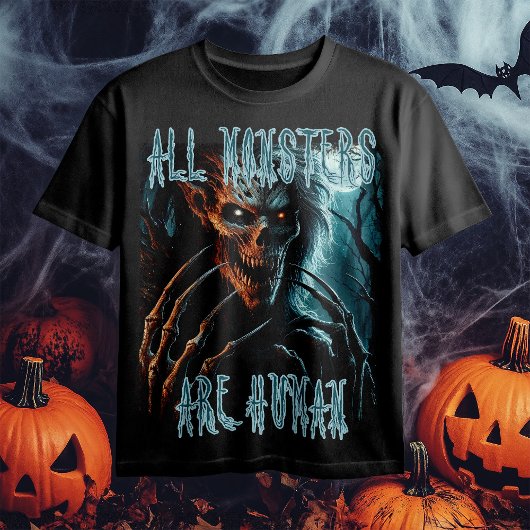 Enge griezelige horror ondood monster, demon of gh t-shirt