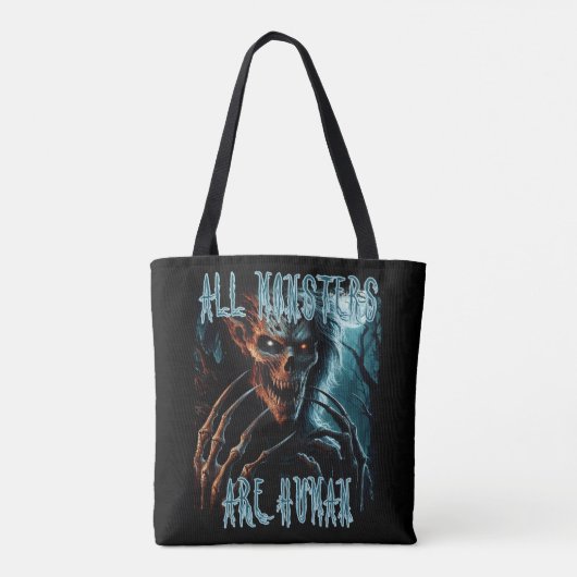 Enge griezelige horror ondood monster, demon of gh tote bag (Achterkant)