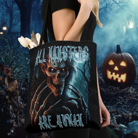 Enge griezelige horror ondood monster, demon of gh tote bag
