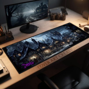 Enge griezelige macabere dorp bureaumat