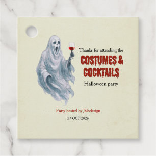 Enge Griezels Kostuum Cocktail Halloween Feest Bedankjes Labels