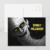 Enge halloween ansichtkaart feestdagenkaart (Voorkant / Achterkant)