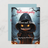 Enge Halloween-ansichtkaart Kaart (Voorkant / Achterkant)