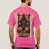 Enge Halloween Basic Donker T-shirt (Achterkant)