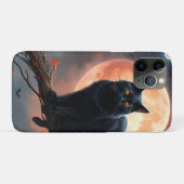 Enge Halloween Black Cat maanlicht, Case-Mate iPhone Case (Achterkant (horizontaal))