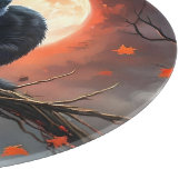 Enge Halloween Black Cat maanlicht, Snijplank (Hoek)