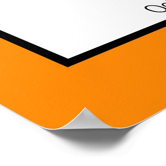 Enge Halloween bruiloft welkom Poster teken (Hoek)