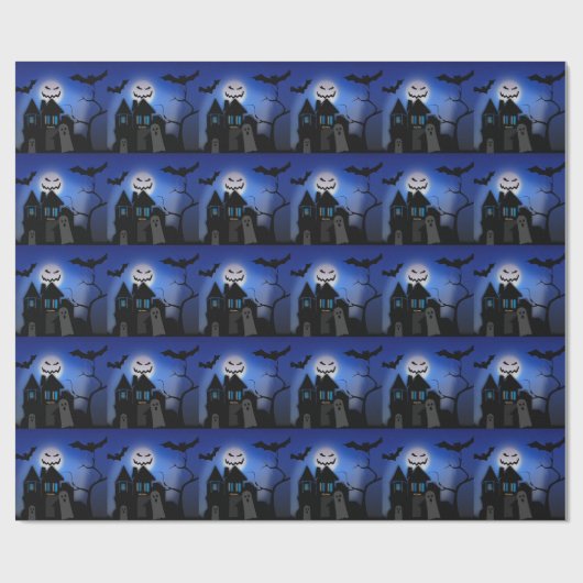 Enge Halloween Cadeaupapier (Vlak)