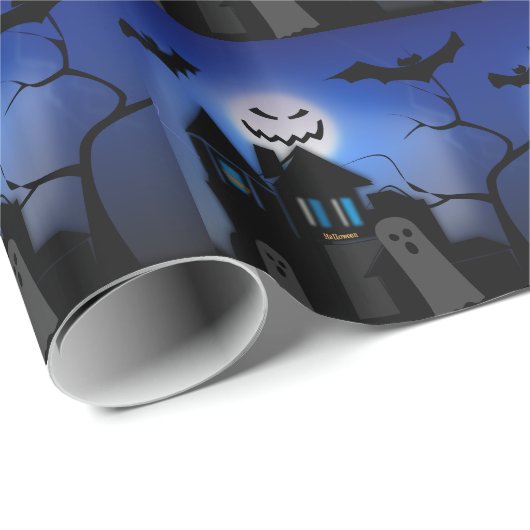 Enge Halloween Cadeaupapier (Rol Hoek)
