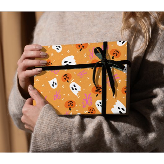 Enge Halloween Cadeaupapier