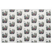 Enge Halloween Castle stof (Fat Quarter)