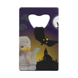 Enge Halloween Creditkaart Flessenopener