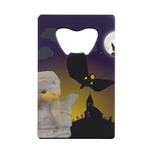 Enge Halloween Creditkaart Flessenopener (Voorkant)