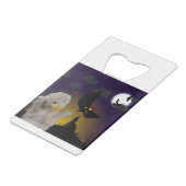 Enge Halloween Creditkaart Flessenopener (Achterkant Gekanteld)