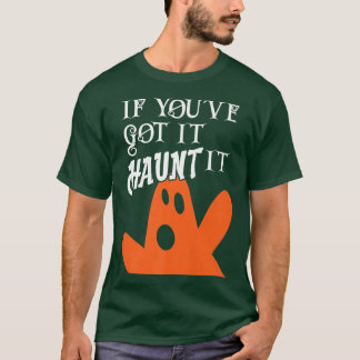 enge Halloween Creepy Ghost als je het Flau hebt T-shirt