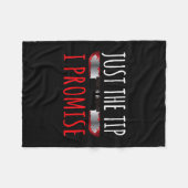 Enge Halloween de tip beloof bebloed mes Fleece Deken (Voorkant (Horizontaal))