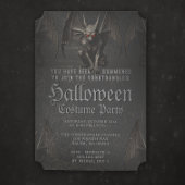 Enge Halloween Demonic Gargoyle Party Uitnodiging