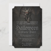 Enge Halloween Demonic Gargoyle Party Uitnodiging (Voorkant)