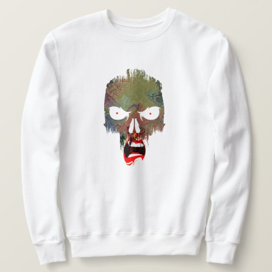 Enge Halloween Evil Pirate Skull Schreeuw Kostuum Trui (Design voorkant)