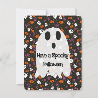 Enge Halloween Feestdagenkaart