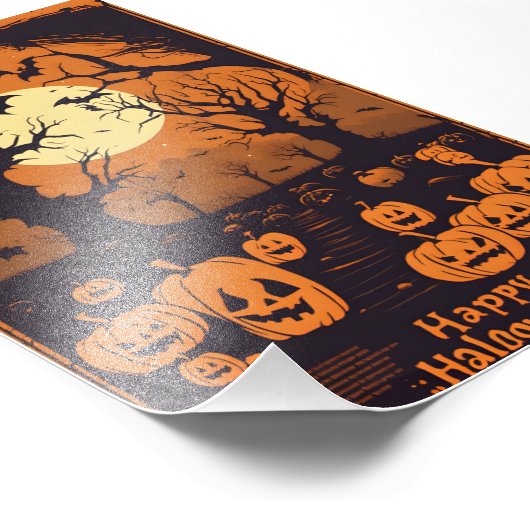 Enge halloween foto afdruk (Hoek)