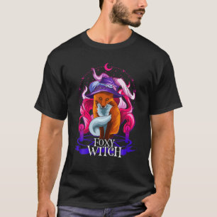 Enge Halloween Foxy Heks Kostuum Heks Pet en M T-shirt