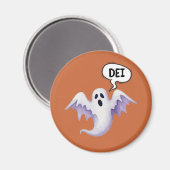 Enge Halloween geest - DEI Magneet (Voorkant / Achterkant)