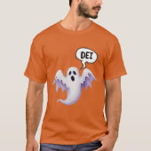 Enge Halloween geest - DEI - sinaasappel T-shirt (Voorkant)