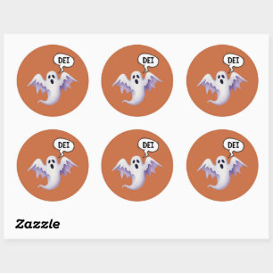 Enge Halloween geest - DEI - stickers
