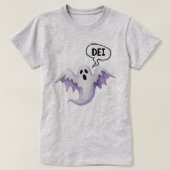 Enge Halloween-geest DEI T-shirt (Design voorkant)