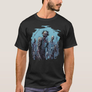 Enge Halloween geest T-shirt