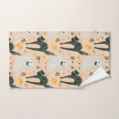 Enge Halloween Geesten & Katten Badhanddoek Set Bad Handdoek (Handdoek)