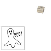 Enge Halloween Ghost BOO Fun Kinder DIY Art Craft Rubberstempel (Gestempeld)