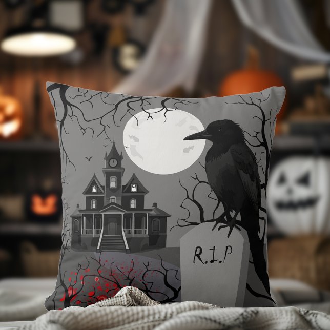 Enge Halloween griezelig Kussen (Creator heeft geüpload)