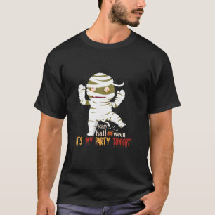 enge halloween, het is mijn feest vanavond t-shirt