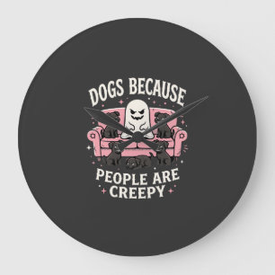 Enge Halloween-honden omdat mensen eng zijn Grote Klok