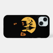 Enge Halloween iPhone 15 Case (Achterkant horizontaal)