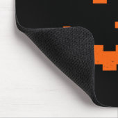 Enge Halloween Jack O lantaarn pompoen boze glimla Muismat (Hoek)