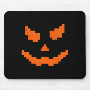 Enge Halloween Jack O lantaarn pompoen boze glimla Muismat