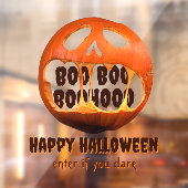 Enge Halloween Jack O'Lantern huisdecoratie Raamsticker (Vel 2)