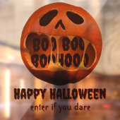 Enge Halloween Jack O'Lantern huisdecoratie Raamsticker