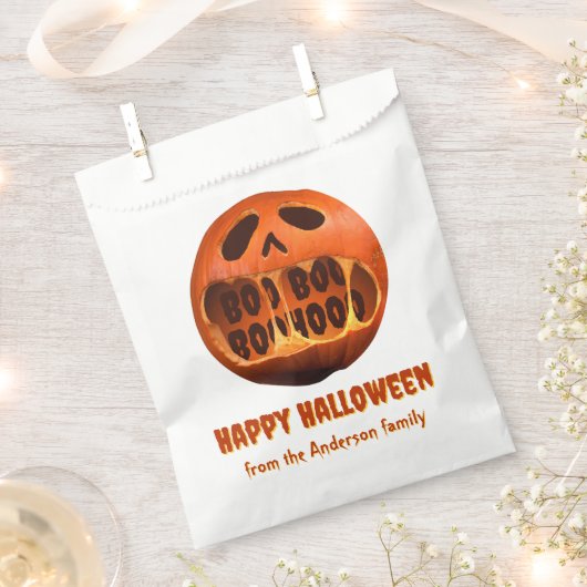 Enge Halloween Jack O'Lantern party snoep Bedankzakje (Geknipt)