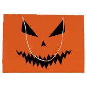 Enge Halloween Jack OLantern zwart gezicht sinaasa Groot Cadeauzakje (Achterkant)