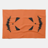 Enge Halloween Jack OLantern zwart gezicht sinaasa Theedoek (Horizontaal)